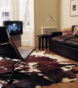 southwestern decor cowhide rug