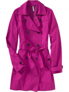purple spring coat