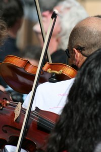 violin player