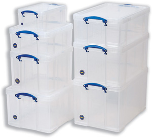 plastic storage boxes