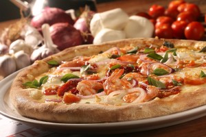 pizza with onions
