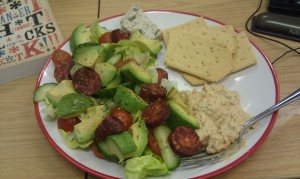 lunch salad plate