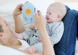 reading to baby