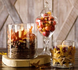 autumn leaf centerpiece