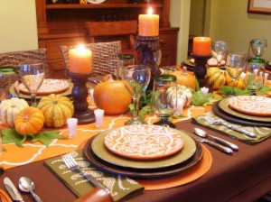 harvest table setting