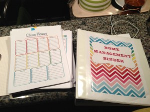 home management binder