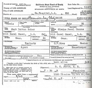 copy of certificate