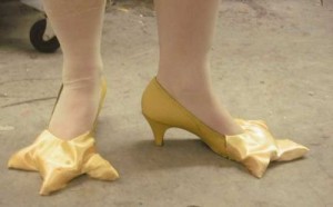 ugly yellow shoes