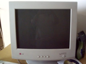 old computer monitor