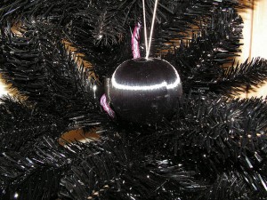 Black Christmas tree