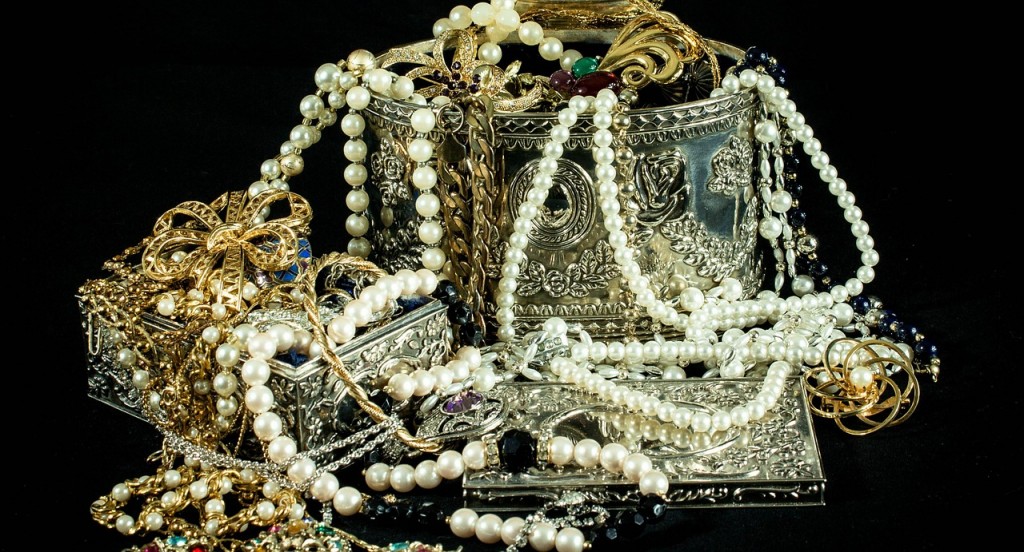 Pile of jewelry