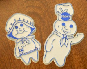 Pillsbury Dough Boy and Girl Magnets