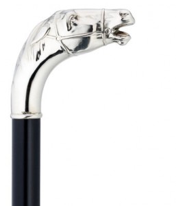 Silver horse head