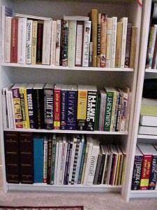 full bookshelf