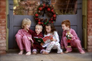 kids with a book