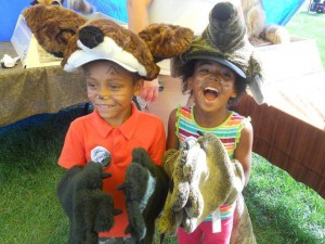 kids in costumes