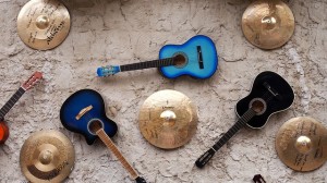 Guitars and cymbols