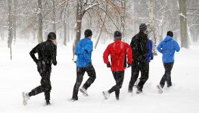 winter running