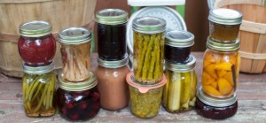 Home canned food