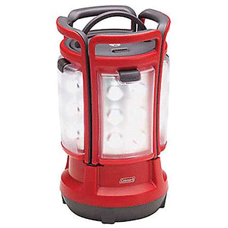 red electric lantern for camping