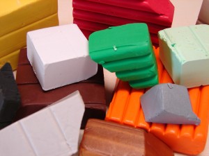 colorful clay