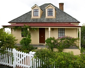 yellow cottage