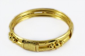 gold bangle bracelet
