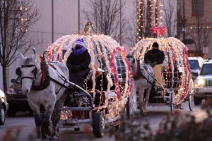 lighted carriages