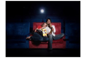 couple watching movie