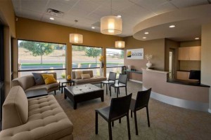 check in area in waiting room