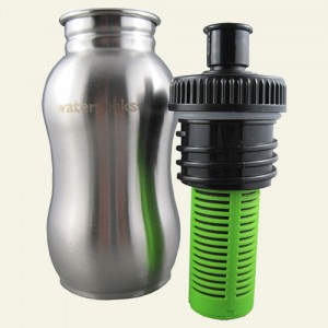 water bottle with filter