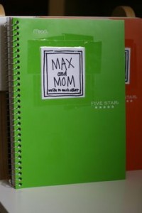green notebook journal