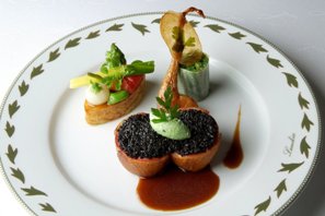 plate of gourmet food