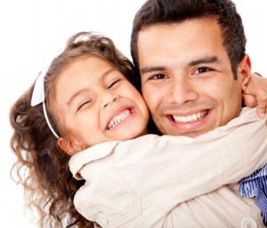 dad and daughter