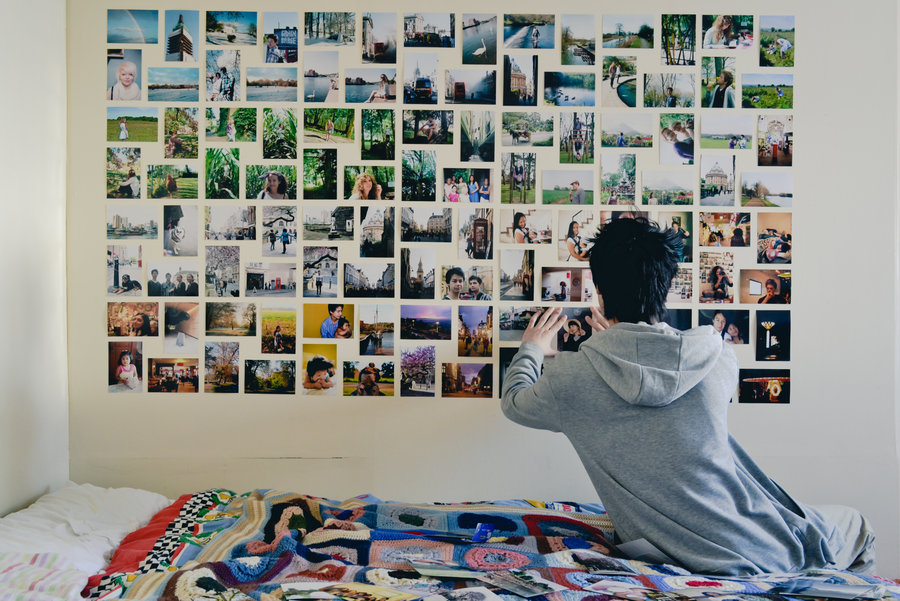 Polaroid collage DIY 