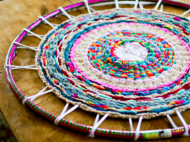t-shirt rug DIY
