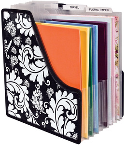 scrapbook paper holder