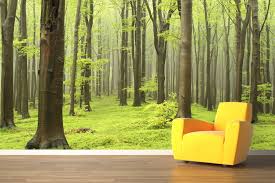 forest wall mural