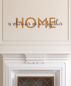 Wall quote decals