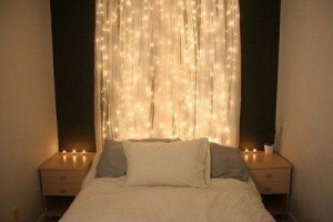 bedroom fairy lights