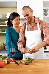 couple cooking