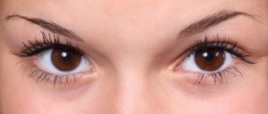 eyes and eyebrows