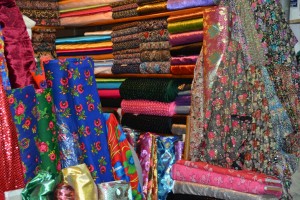 bolts of fabric