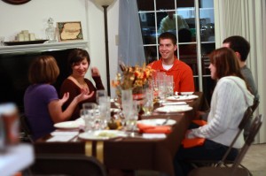 friends at a party