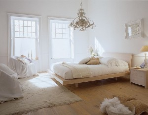 white bedroom