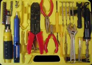 yellow tool kit