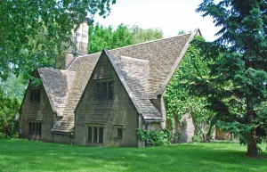 house with landscaping