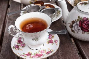 rosebud tea set