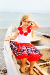 Star Spangled Patriotic Pettiskirt