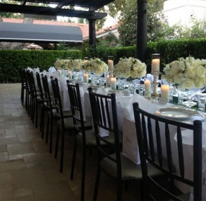 Pre-stargazing dinner party